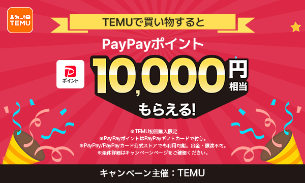 Temuバナー