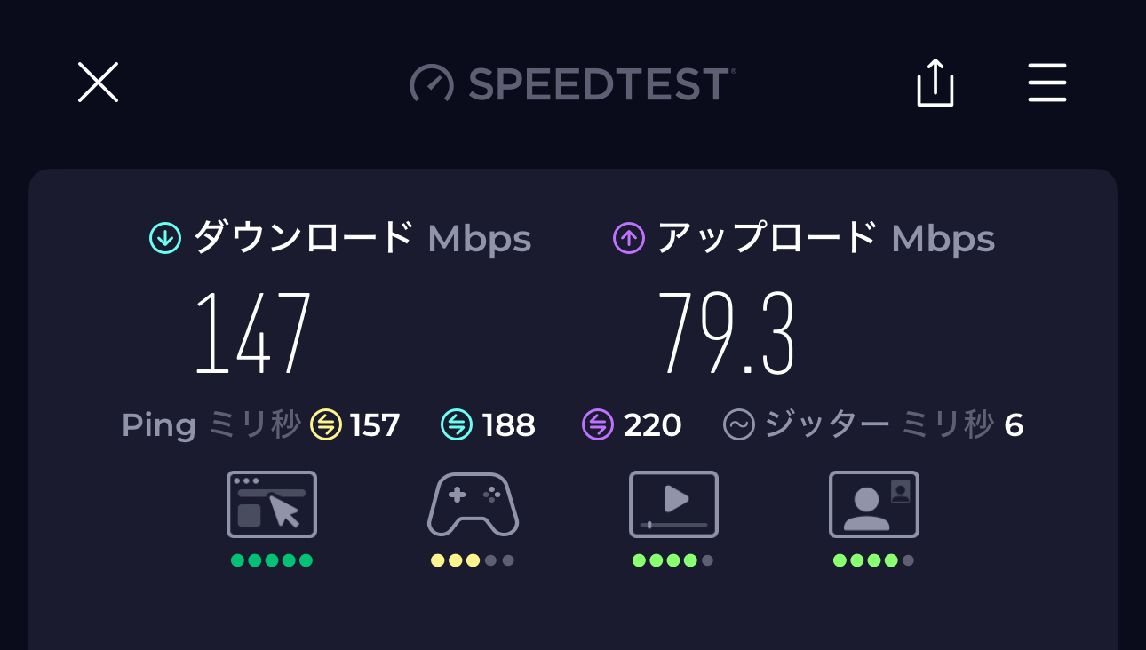 速度チェック