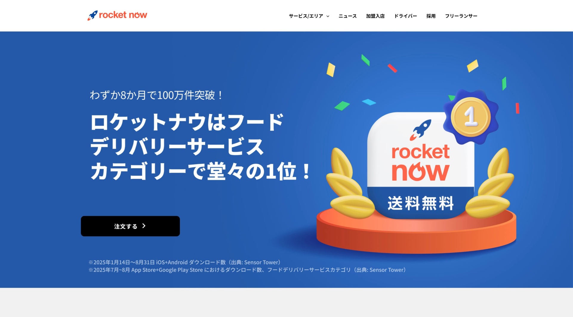 【フードデリバリーアプリ】Rocket Now（ロケットナウ）って？